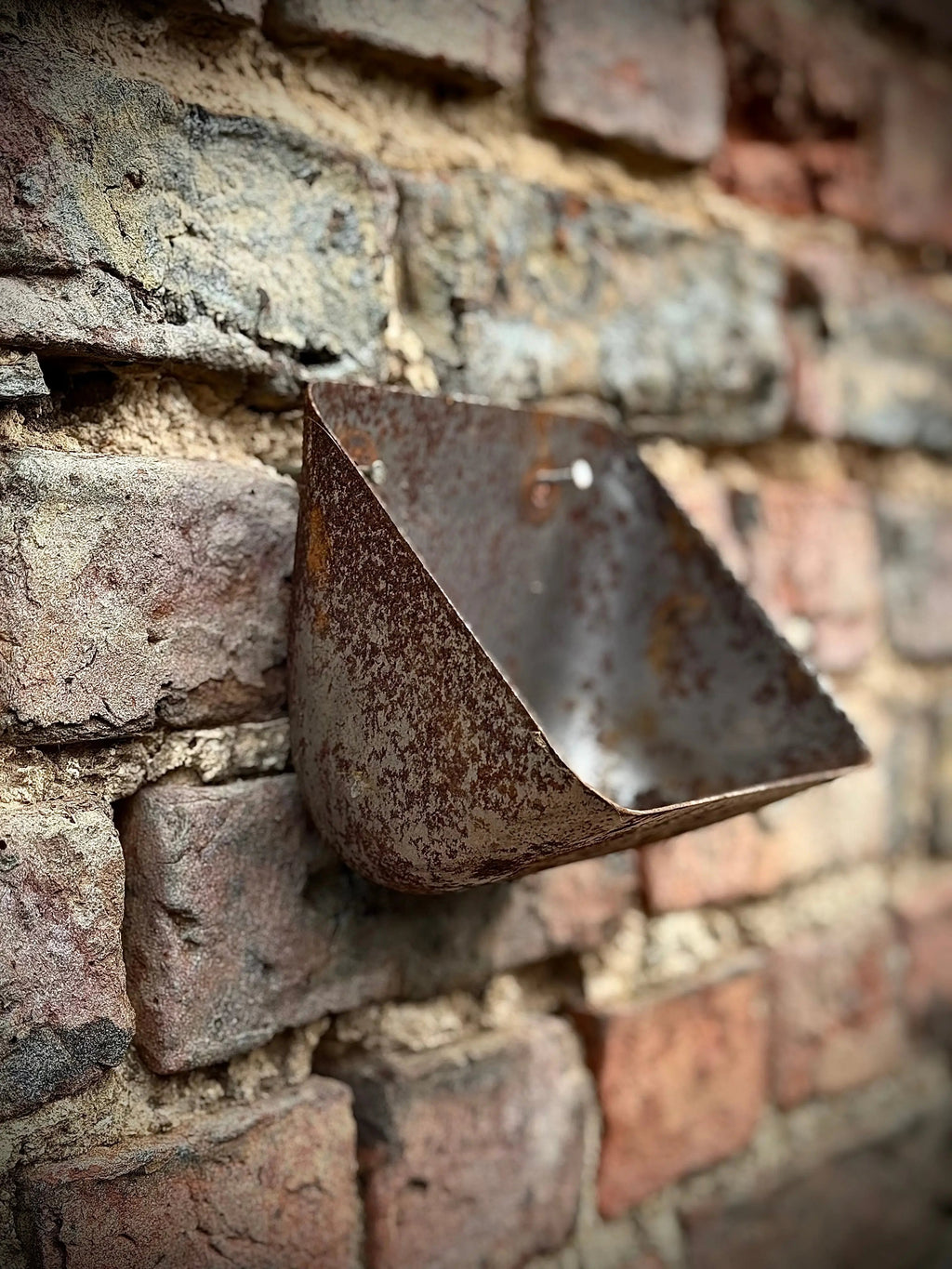 Rustic Warehouse Norfolk Vintage Metal Wall Mounted Planter & Key Holder