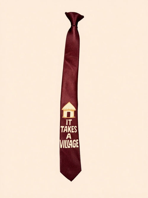 It Takes a Village Knotted Tie
