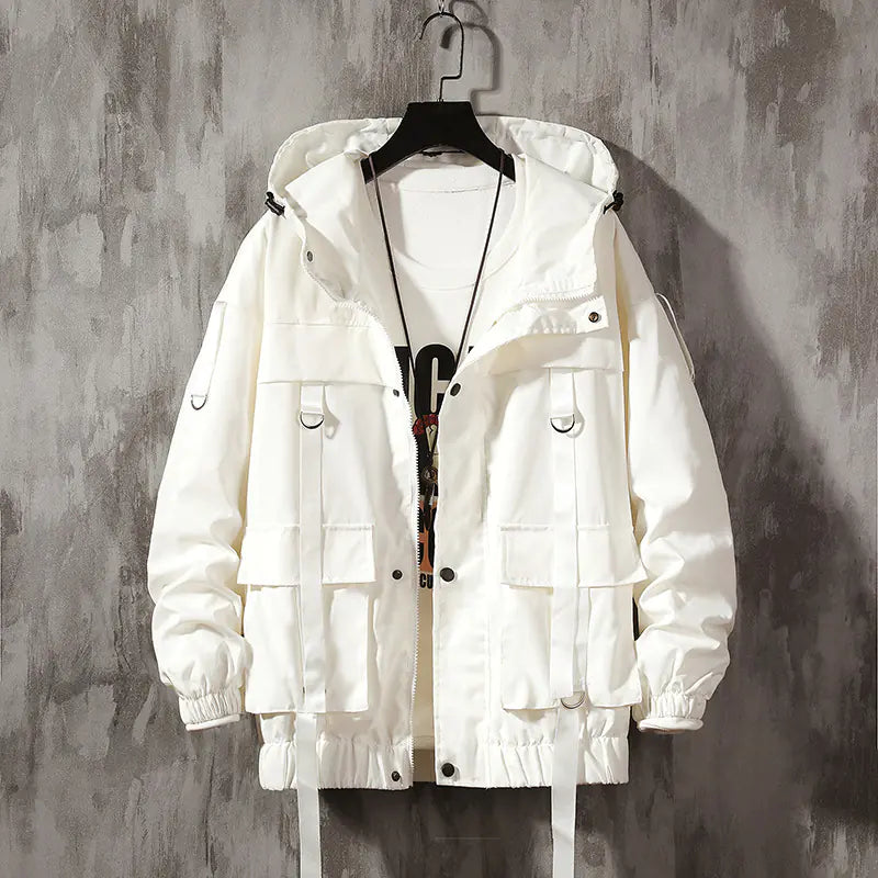 Oversized Cotton Jacket – Unisex Streetwear Outerwear