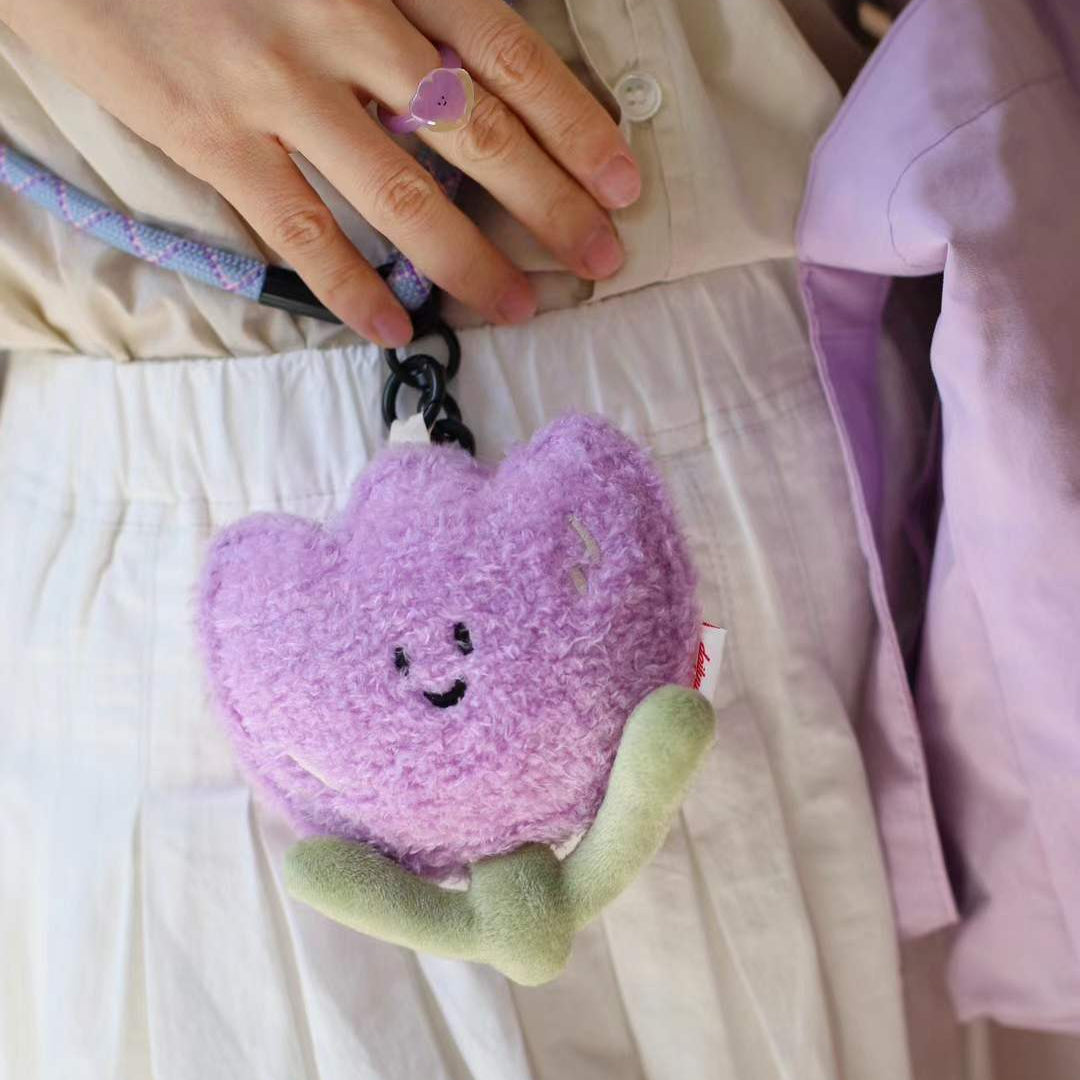 LuLuFun Studio Plush Tulip Mini Bag | Cute Crossbody Accessory Purse