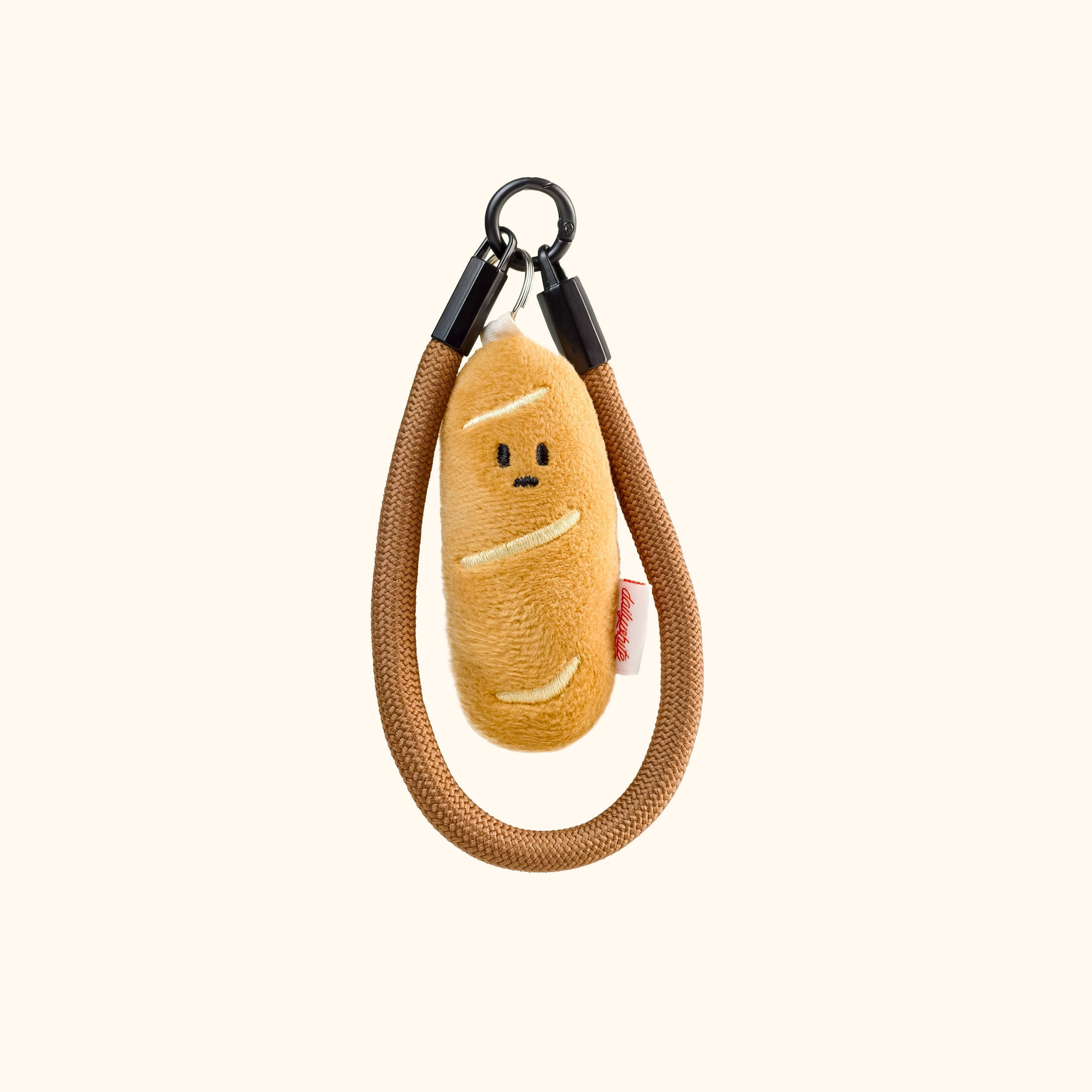 LuLuFun Studio Bread Plush Bakery Bag Charm – Kawaii Stuffed Food Toy