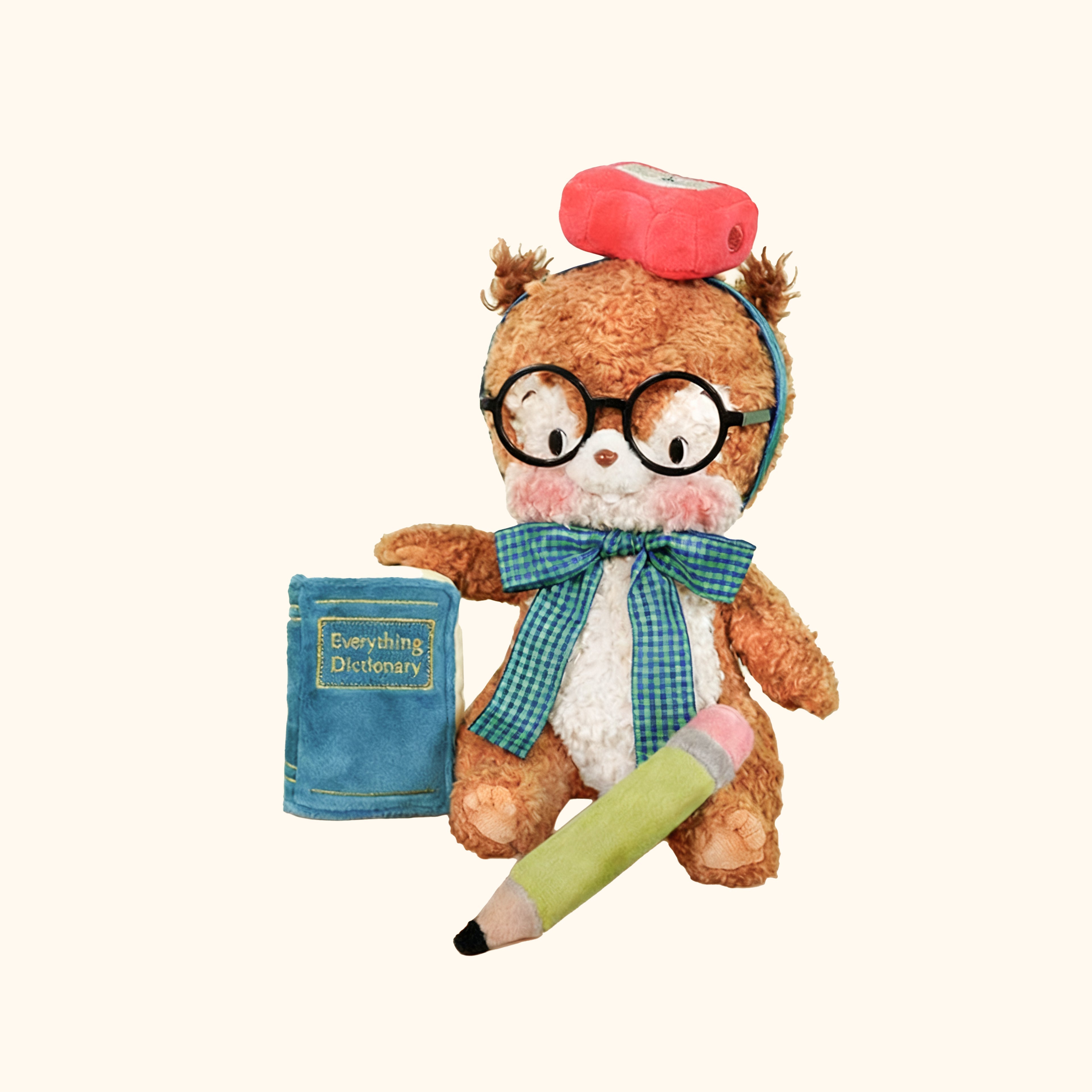 LuLuFun Studio Bobotta Squirrel Plush Toy – 25cm Stuffed Animal Gift Set