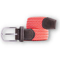 Swole Panda Red & White Fine Weave Recycled Woven Elasticated Belt