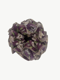 No More Nobody Azaria Organic Cotton Floral Scrunchie – Burgundy