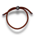 Swole Panda Recycled Rope Bracelet – Blue & Orange Zigzag Unisex