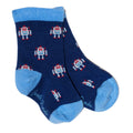 Swole Panda Children's Robot Bamboo Socks – Seamless & Breathable