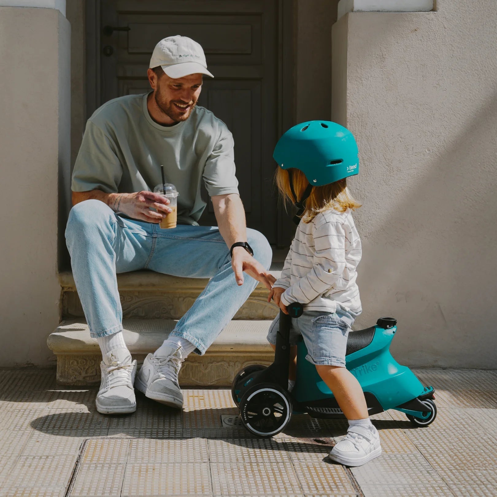 SmarTrike Xtend 4 in 1 Ride on Plus Scooter - Grey