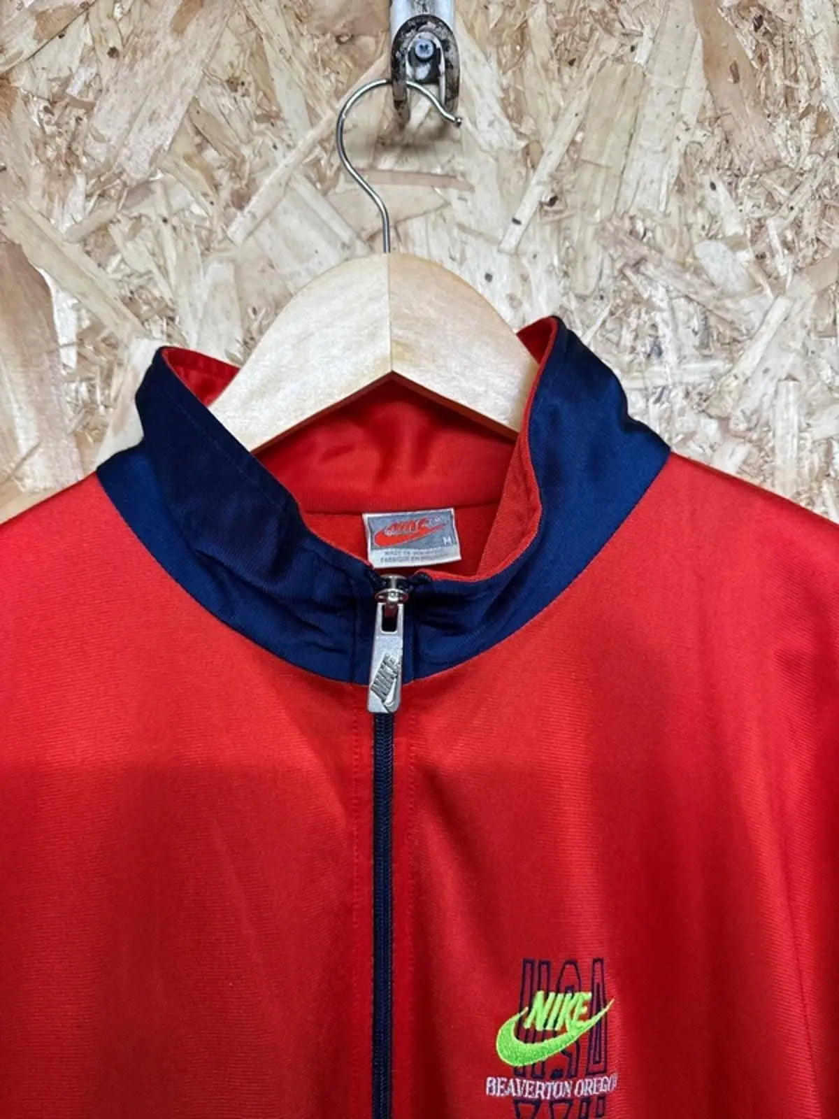 Vintage Original 1980s/90s Nike Beaverton Oregon Tracksuit Top Medium #212