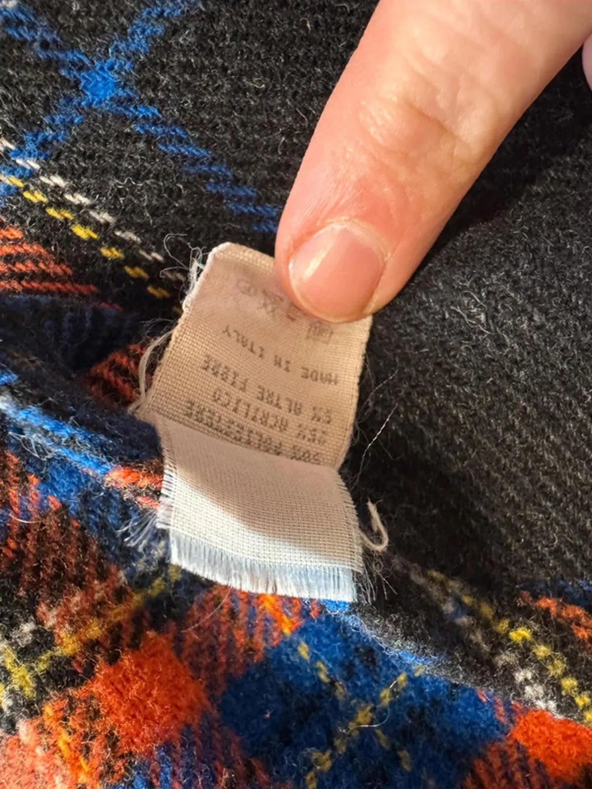 Rare Fila flannel shirt from the 90s . Made in Italy. Mens large