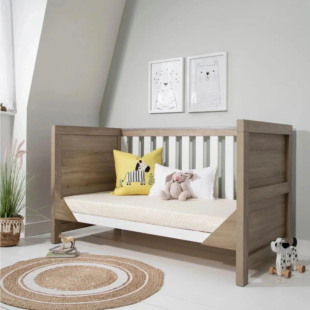 Tutti Bambini Modena 3 pcs Room Set - White/Oak