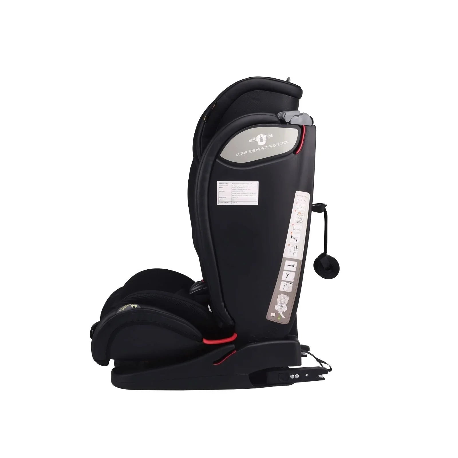 baby plus Secure Group 1/2/3 (9 Months to 12 Years) Car Seat - Black