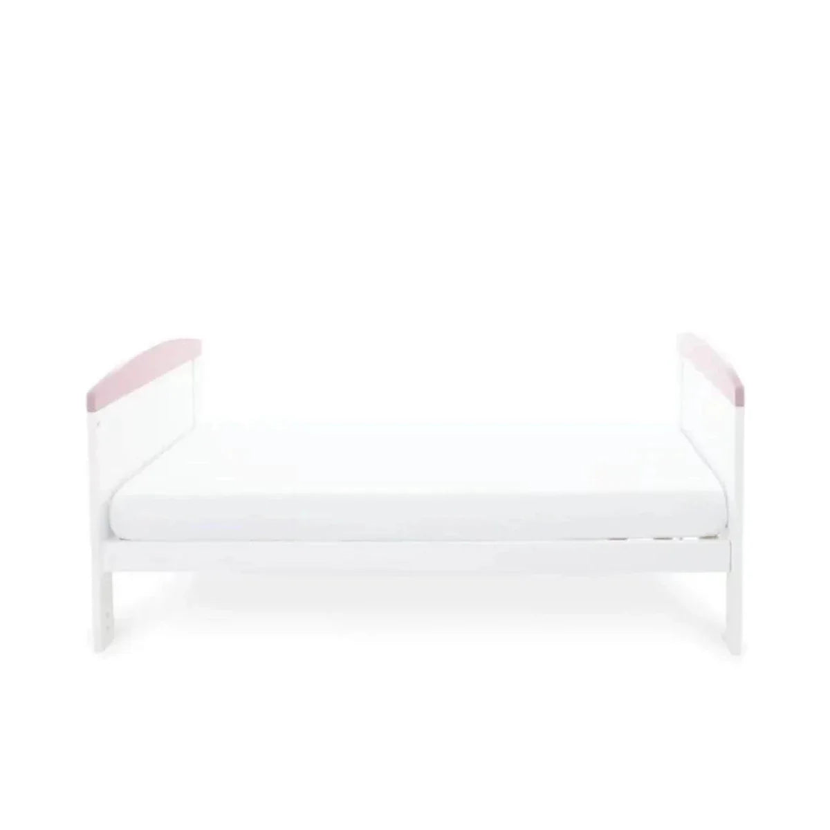 Ickle Bubba Coleby Style Cot Bed Elephant Love Pink - Premium Pocket Sprung Mattress