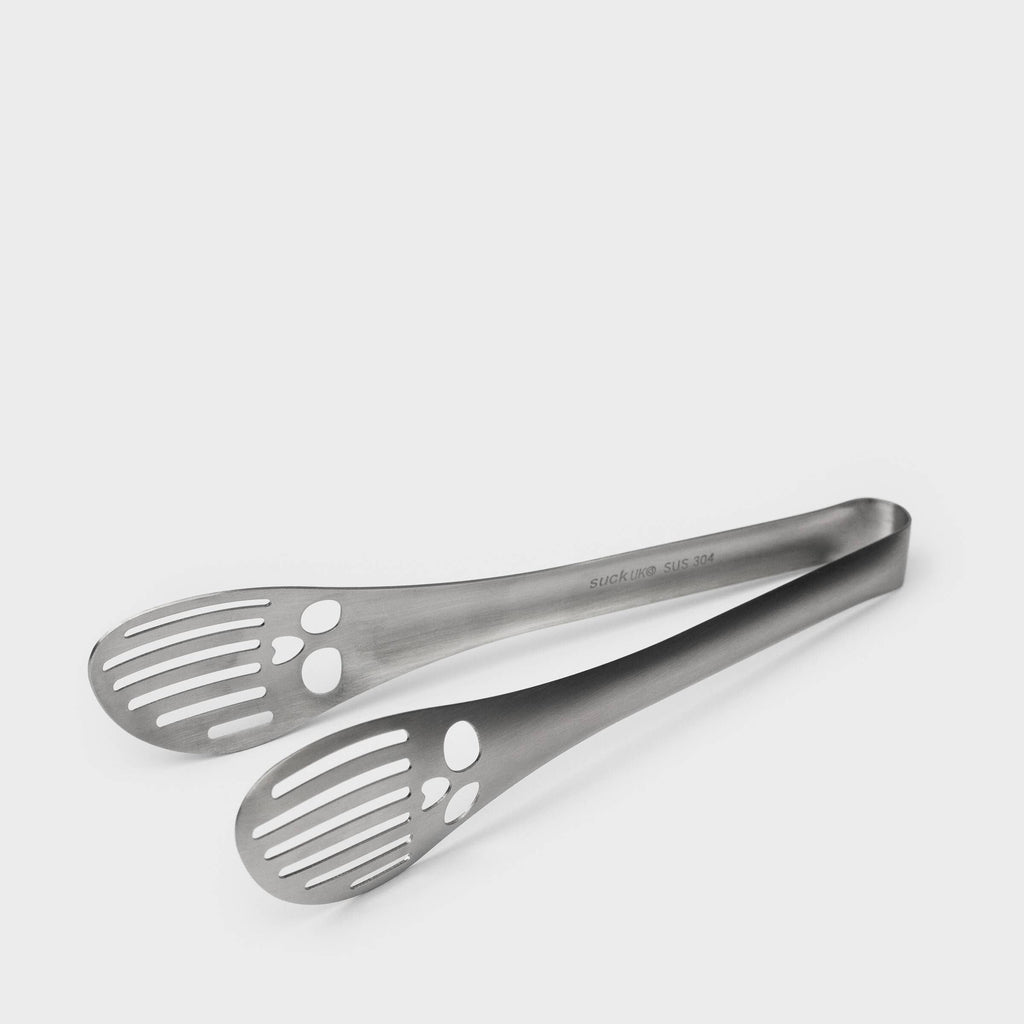 Kate's Clothing Skull Tongs – Stainless Steel Gothic Kitchen Serving Tool