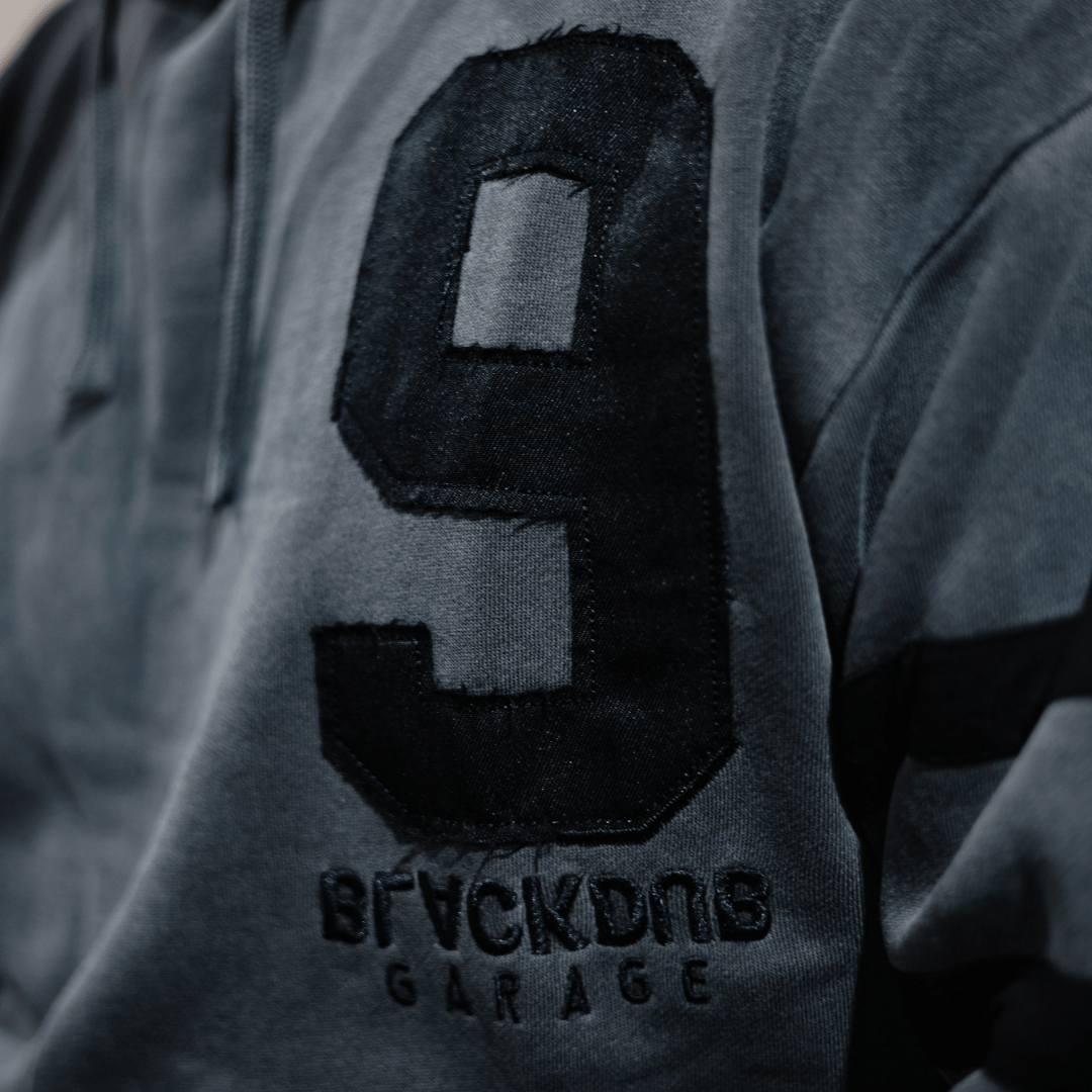Uggly & Co x Black Dub Mile 9 Heavyweight Vintage Baseball Hoodie