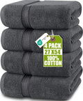 Utopia Towels 4-Pack Premium Bath Towels | 100% Ring Spun Cotton