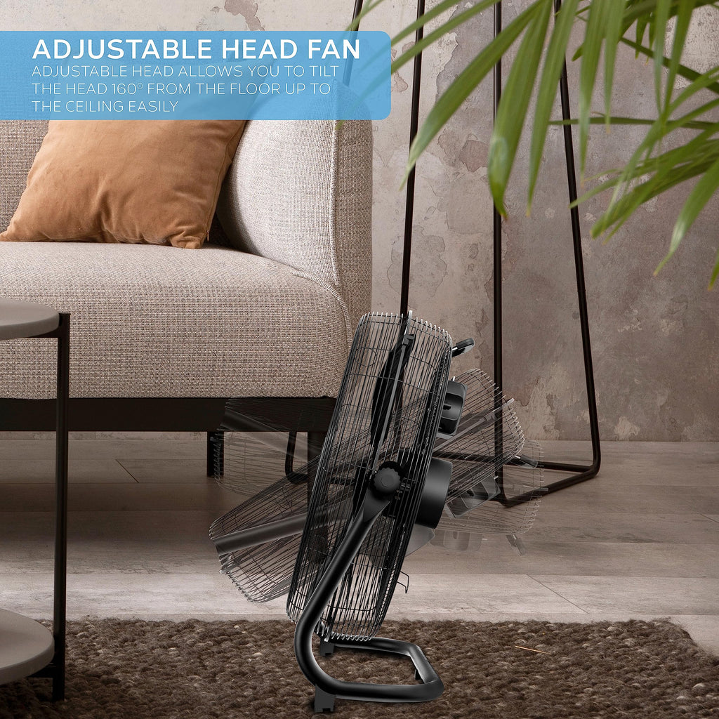 Air Pro 20" Floor Fan – 3-Speed High Velocity Metal Cooling Fan