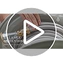 LIVLIG Garden Hose 50m | 1/2 Inch Recycled PVC Hosepipe - Anthracite