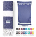 jazzylab ELMAS Turkish Hammam Towel – 100% Cotton Diamond Peshtemal