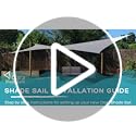 Clara Shade Sails – 3x5m White Rectangle Waterproof Garden Canopy