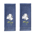 SKL Home Farm Hydrangea Blue Cotton Hand Towels - Set of 2