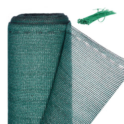 Relaxdays Green HDPE Fence Netting | 1x10m UV-Resistant Privacy Shield