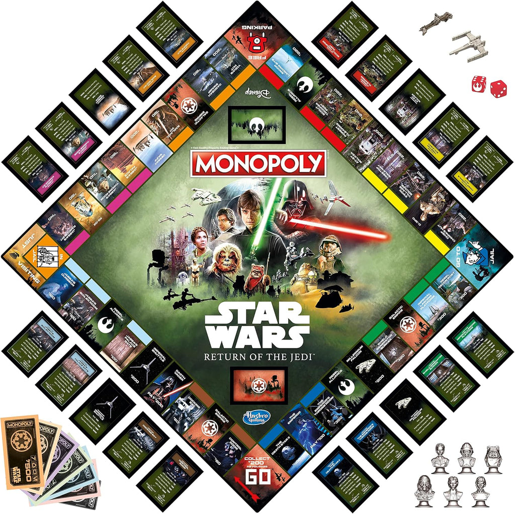 Monopoly: Star Wars Return of the Jedi Edition Board Game by Snaps