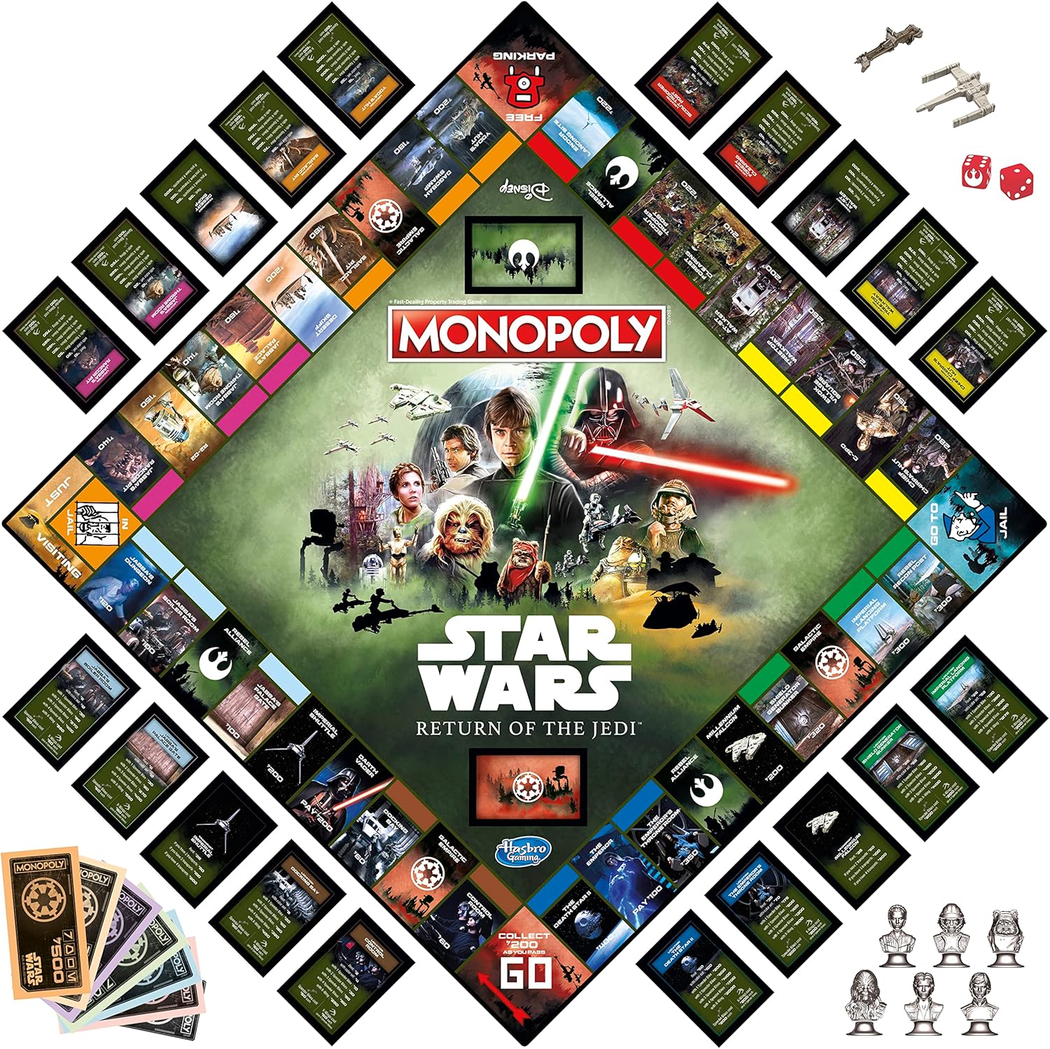 Monopoly: Star Wars Return of the Jedi Edition Board Game by Snaps