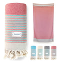 jazzylab EBOARD Turkish Hammam Towel – 100% Cotton Quick-Dry Beach Towel