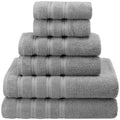 American Soft Linen 6-Piece Turkish Cotton Towel Set, 560 GSM
