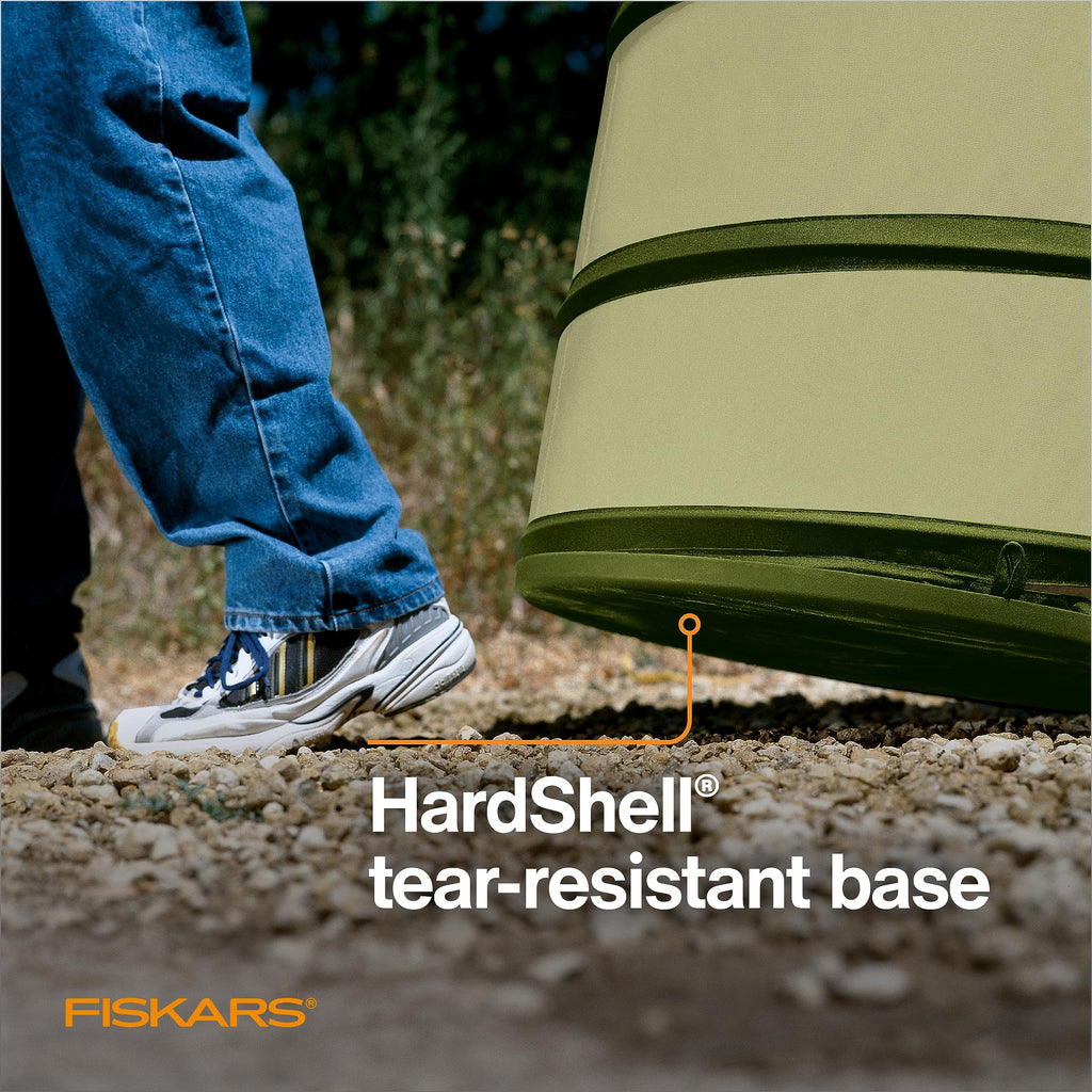 Fiskars 30 Gallon Kangaroo Garden Bag – Durable HardShell Bottom