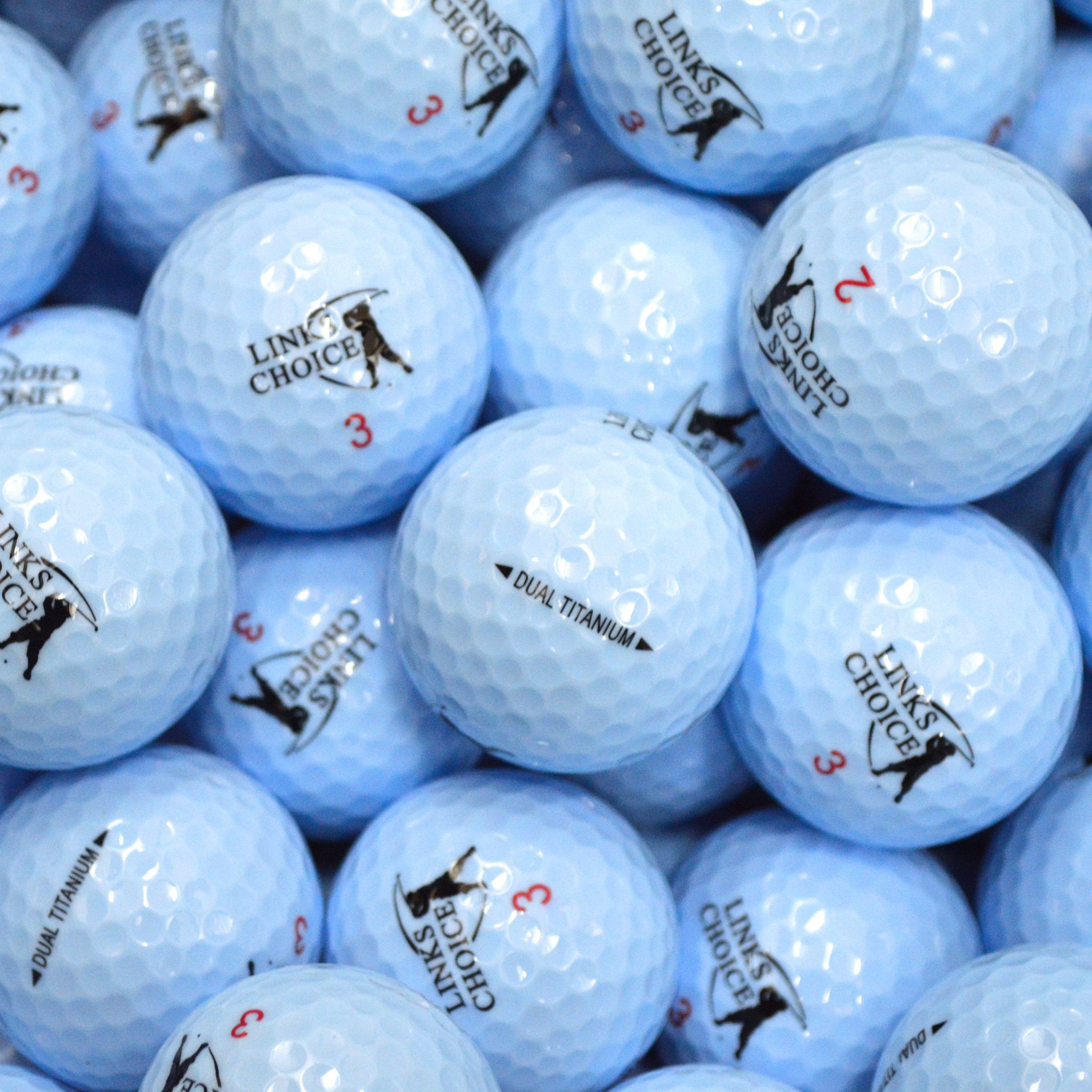 Links Choice Blue Golf Balls – 100 Pack High Visibility Distance Balls
