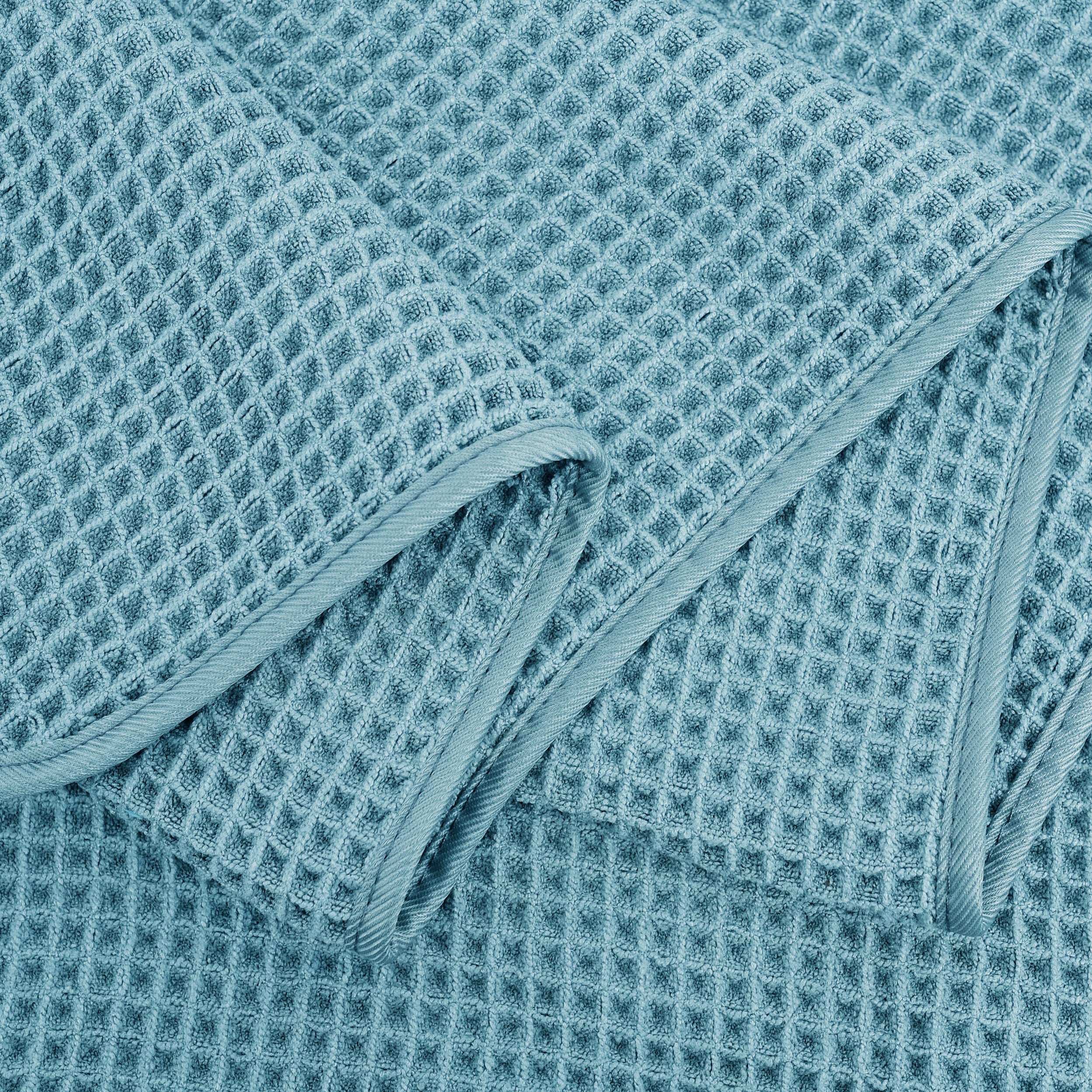 Polyte Microfibre Bath Sheets - Set of 2 Quick Dry Waffle Weave Towels
