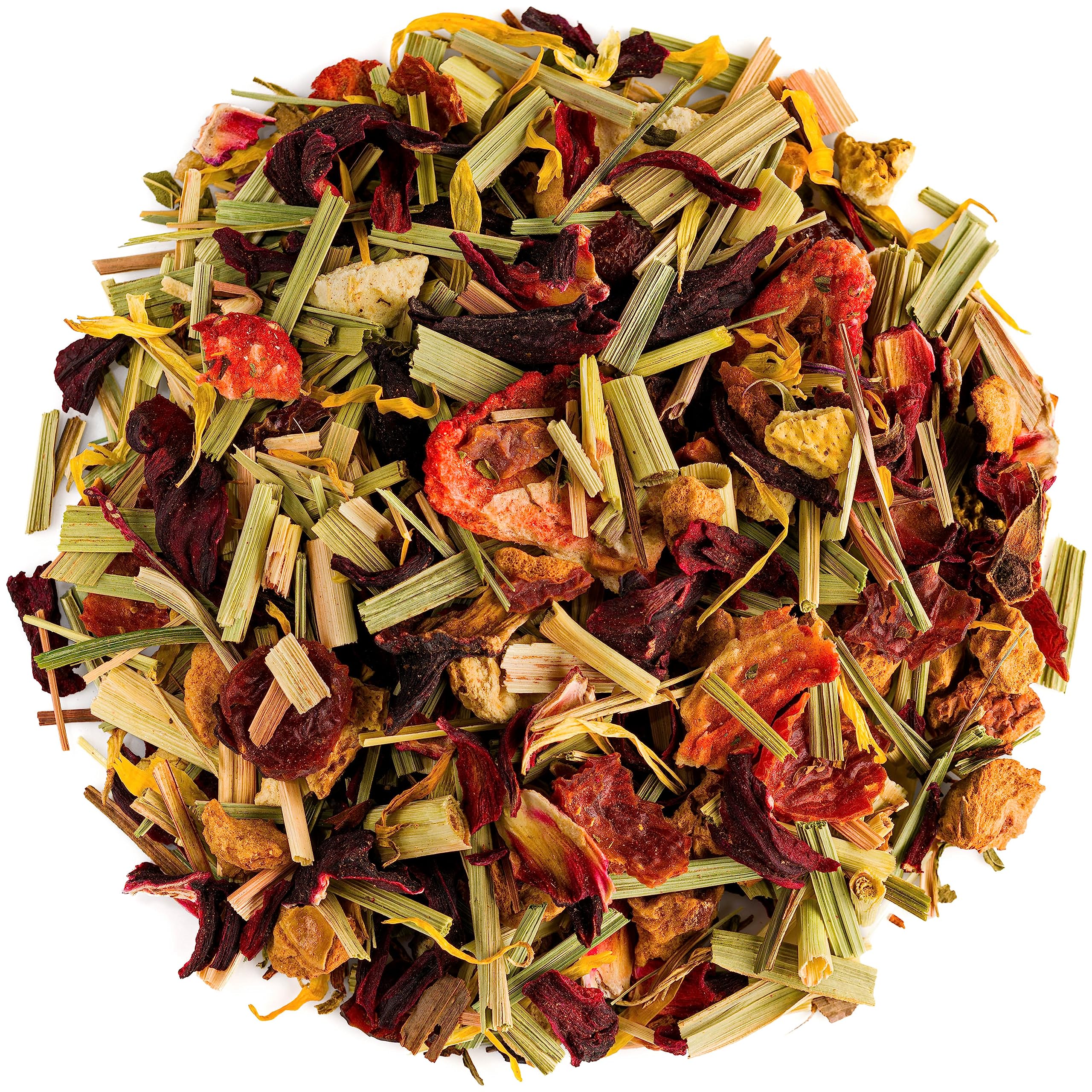 Jolof Store Organic Red Berry Fruit Tea – Caffeine-Free Rooibos 200g