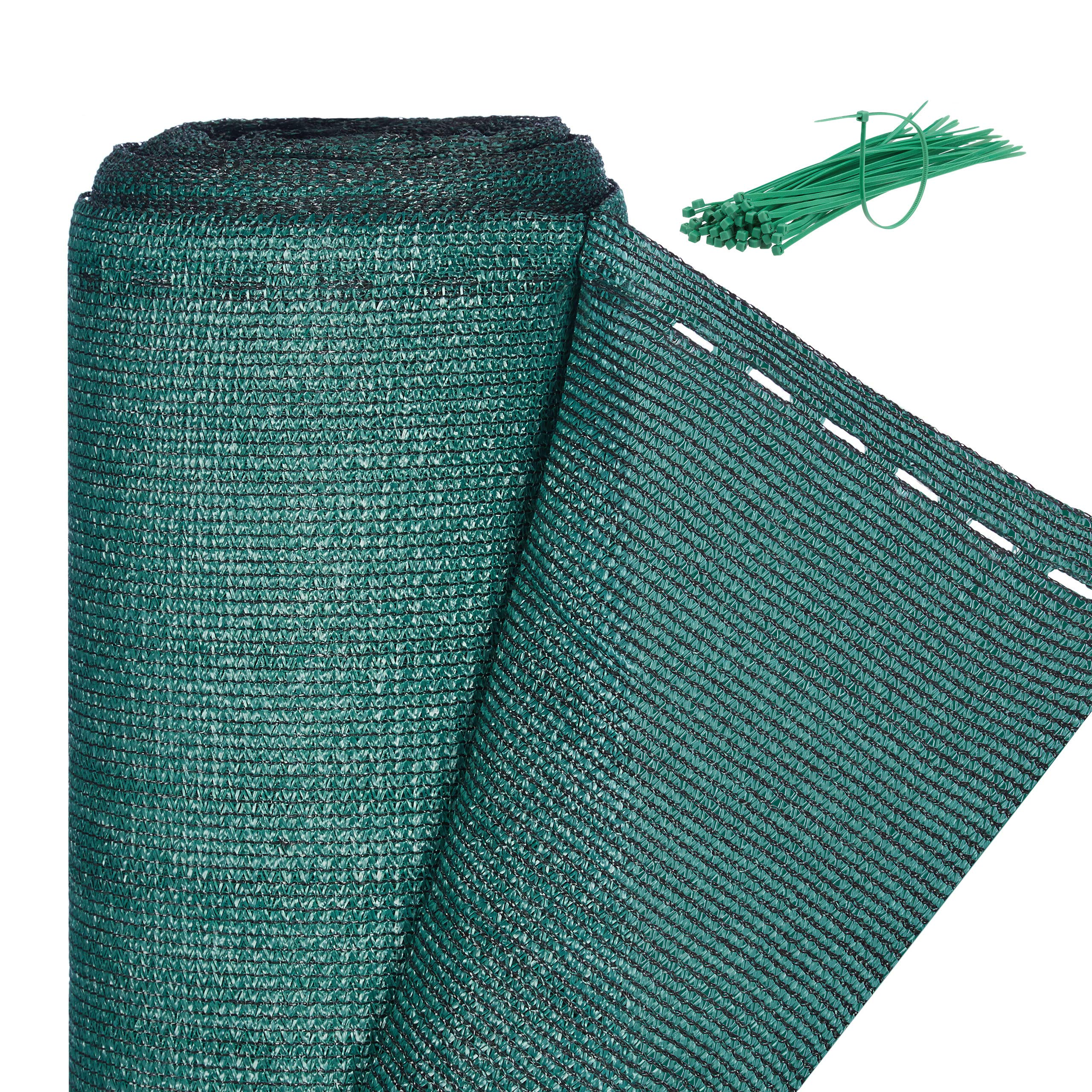 Relaxdays Green HDPE Fence Netting | UV-Resistant Privacy Shield, 1.8 x 25m