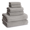 Kassatex Kyoto Bamboo Cotton 6-Piece Towel Set, 600 GSM – Dolphin Grey