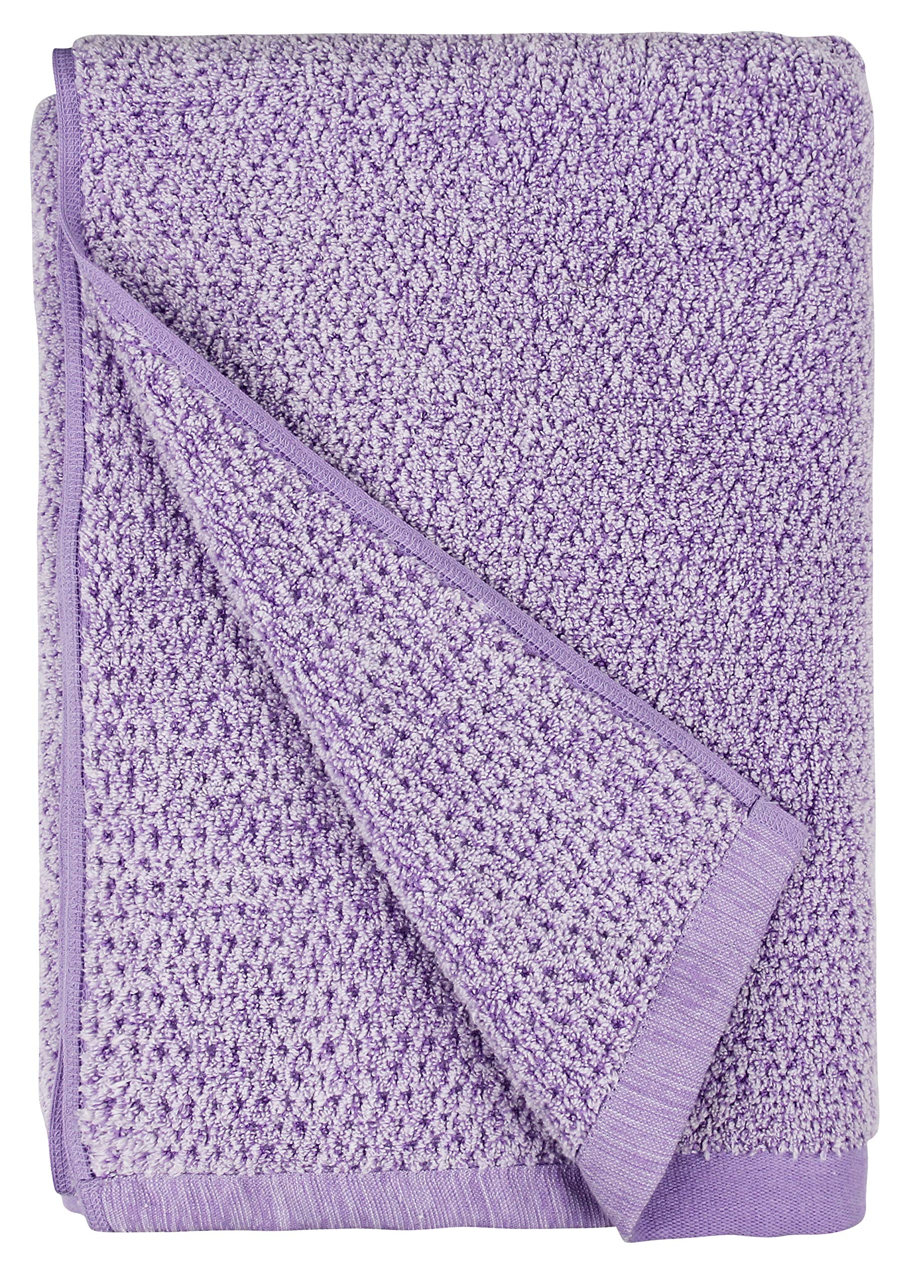 Everplush Quick-Dry Bath Towel – Absorbent Cotton Blend, Lavender