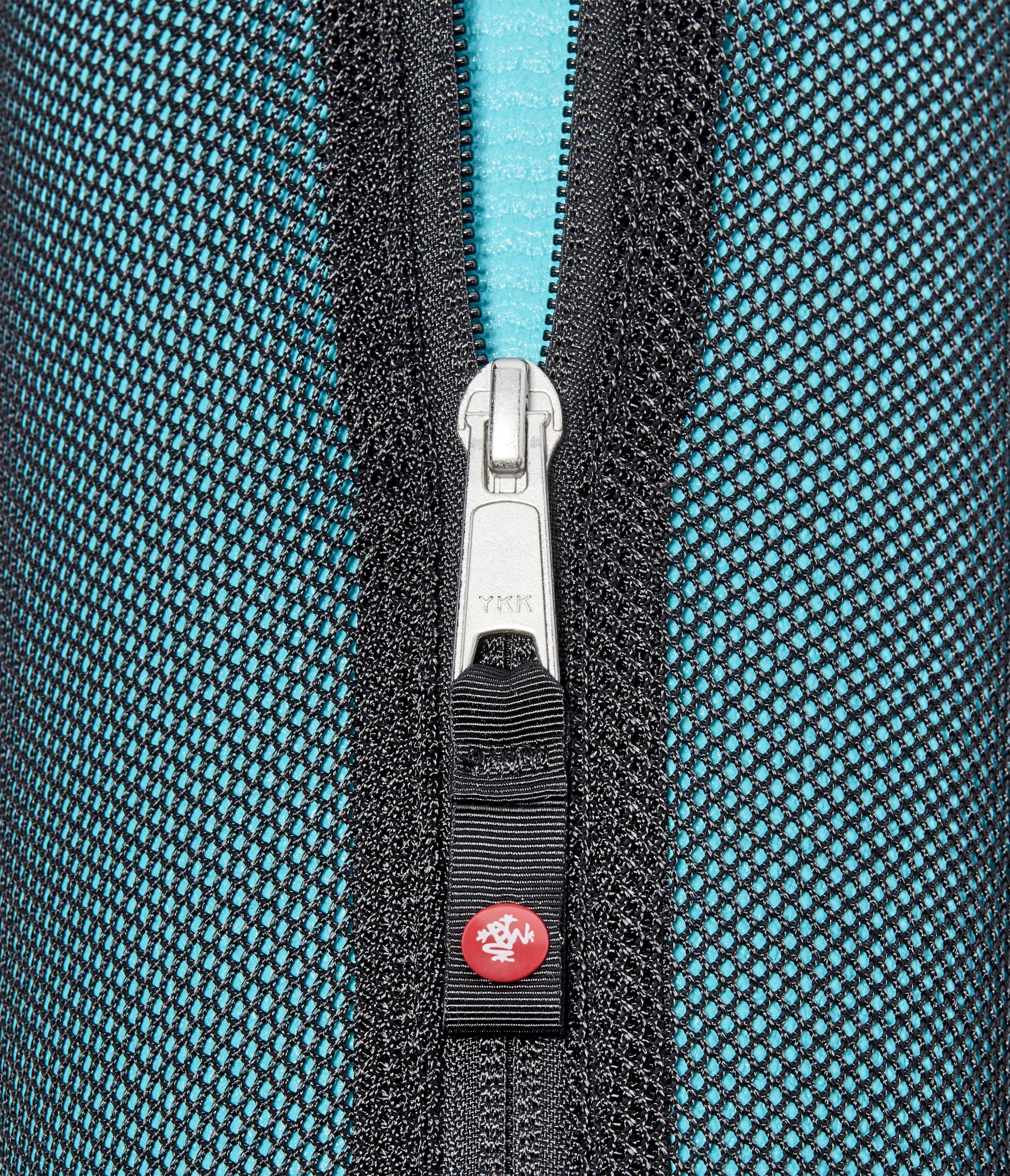 Manduka Breathe Easy Yoga Mat Bag – Lightweight Mesh Carrier, Black
