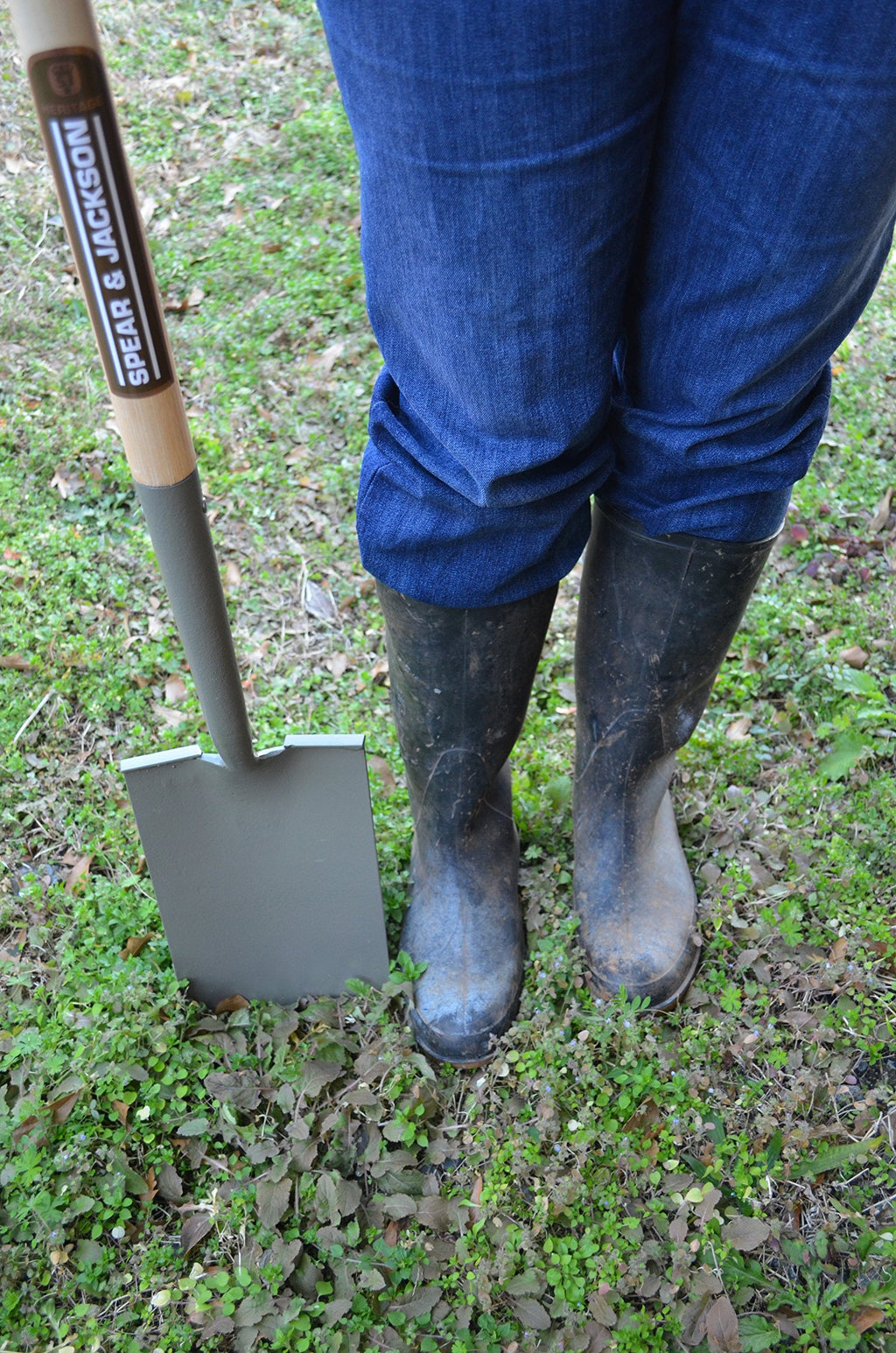 Spear & Jackson Heritage Forged Digging Spade | Hardwood Handle