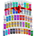 54-Piece Ultra Fine Craft Glitter Set | 44 Colors for Resin & Art