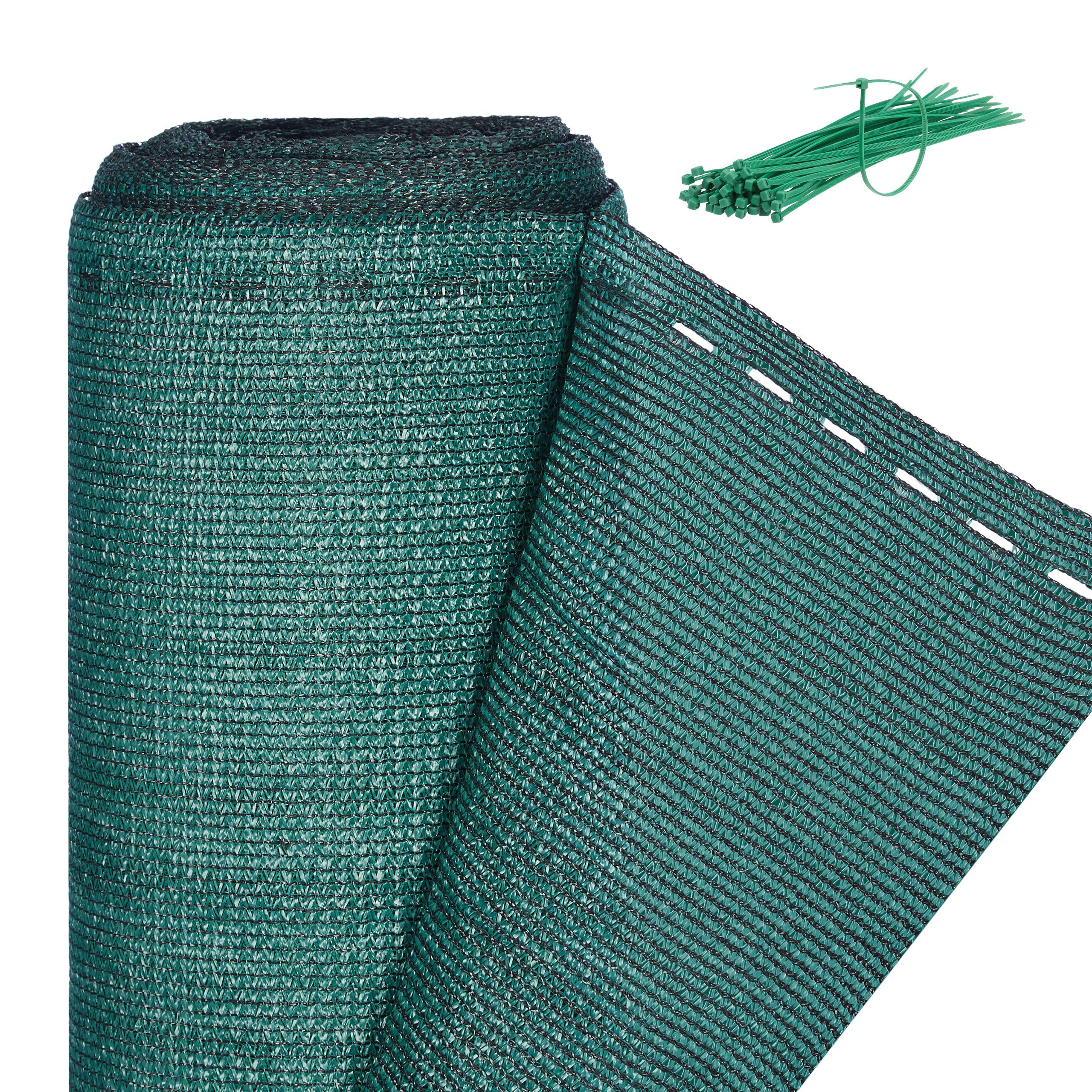Relaxdays Green HDPE Fence Netting | UV-Resistant Privacy Shield, 1.2x15m