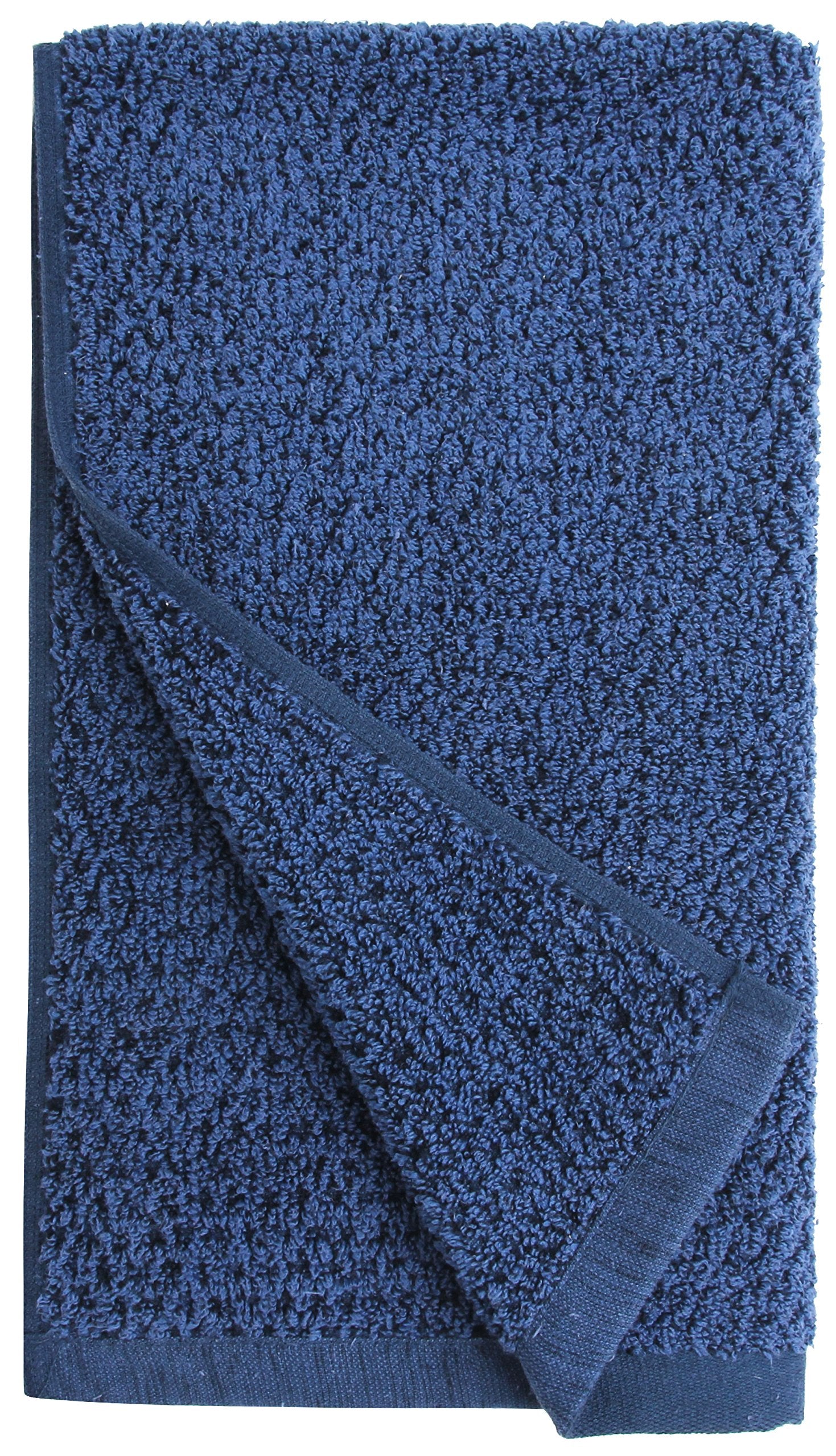 Everplush Quick-Dry Hand Towels | 4-Pack Navy Blue Cotton Blend