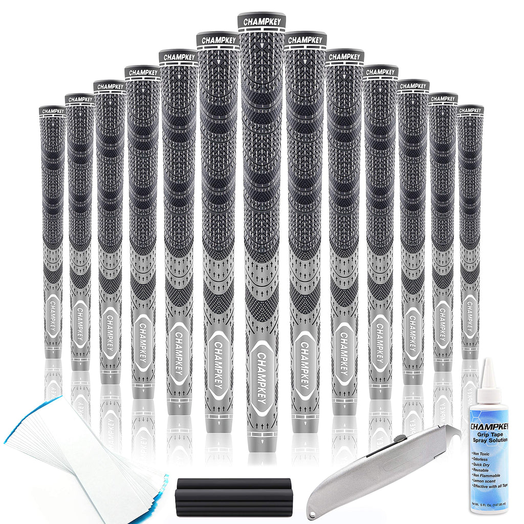 Champkey Hybrid Golf Grips 13 Pack | All Weather Cotton Club Grips