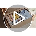 8 Pack Adjustable Drawer Dividers | 11-17" Plastic Organizers