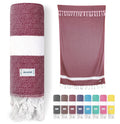 jazzylab ELMAS Peshtemal Hammam Towel | 100% Cotton with Classic Diamond Pattern | Lightweight, Quick-Dry & Compact | Turkish Spa & Travel Towel - image 1