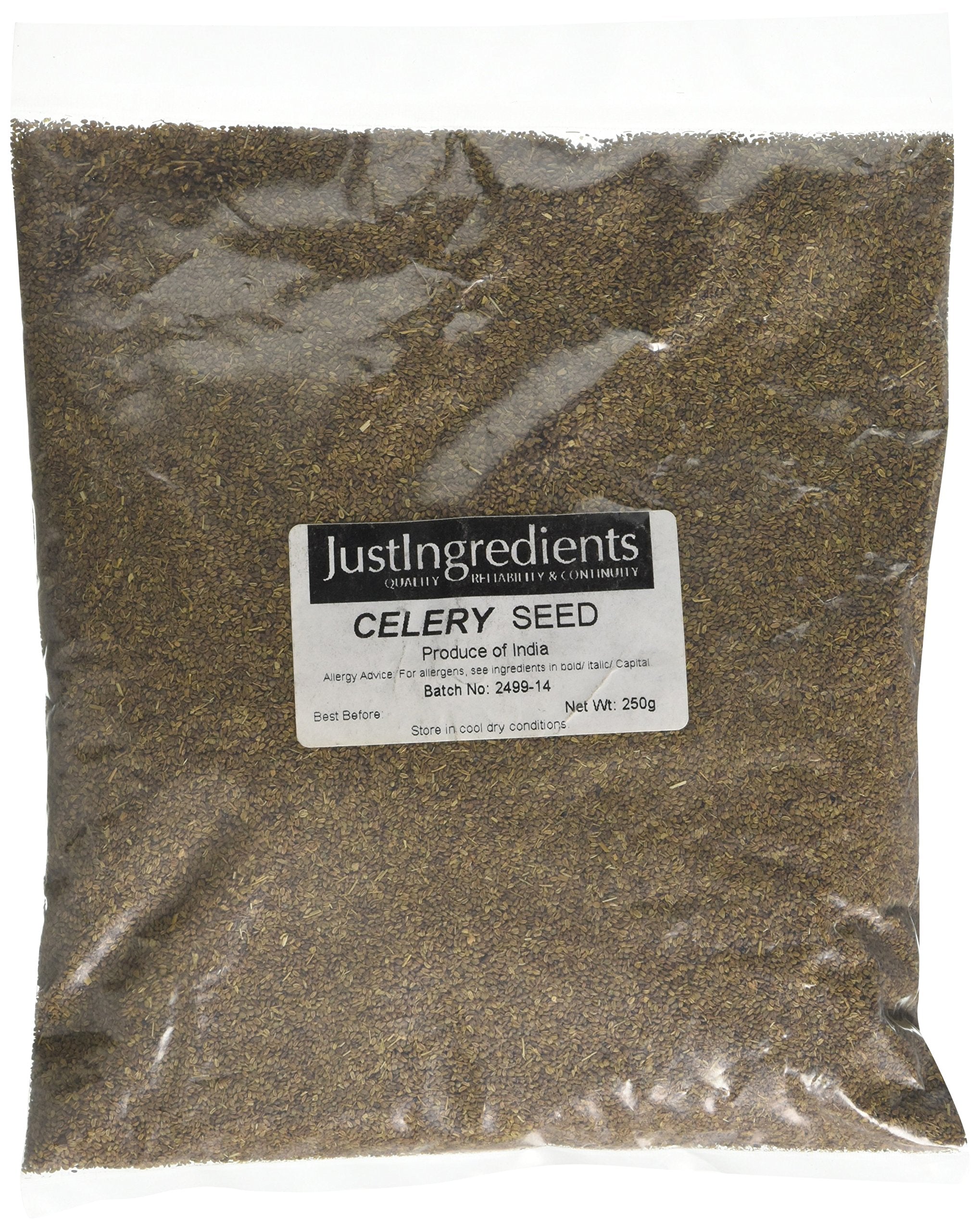 JustIngredients Celery Seeds – 250g Bulk Cooking Spices (Pack of 5)