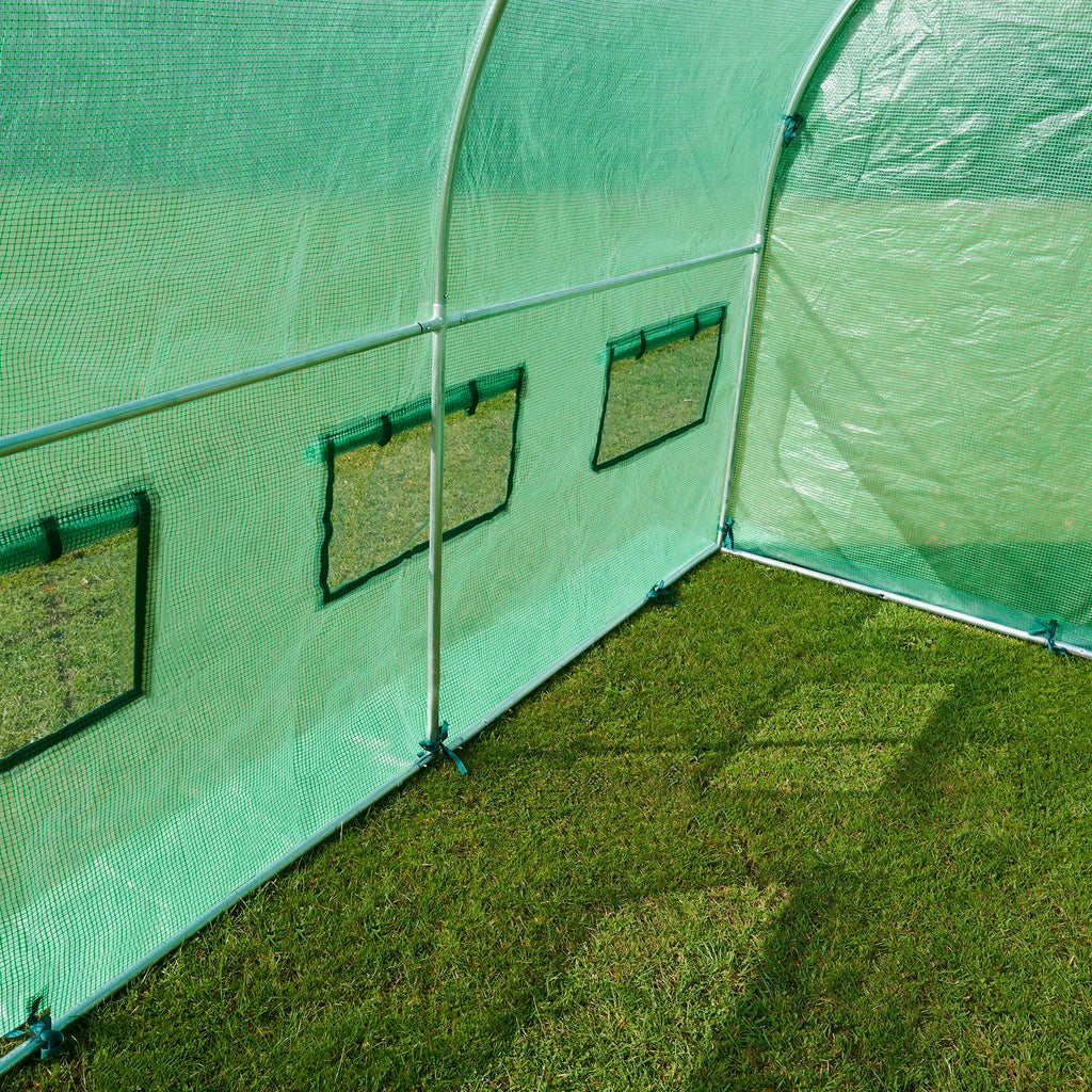 FeelGood UK PT4 Polytunnel Replacement Cover - Heavy Duty UPVC 4x2x2m