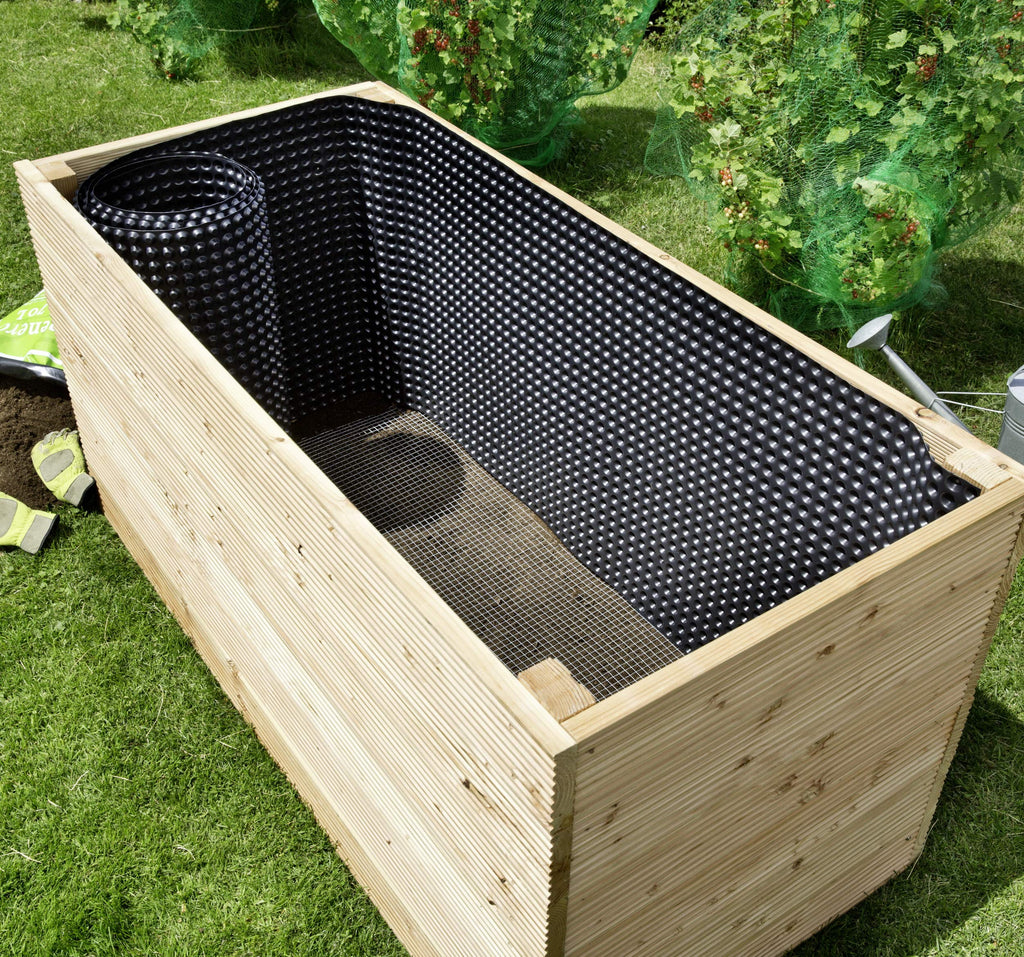 Windhager Raised Bed Protection Set – Vole Mesh and Dimpled Film