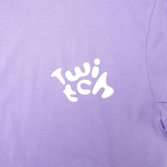 Twitch Long Sleeve Tee – 100% Cotton Unisex Crew Neck in Dusty Purple