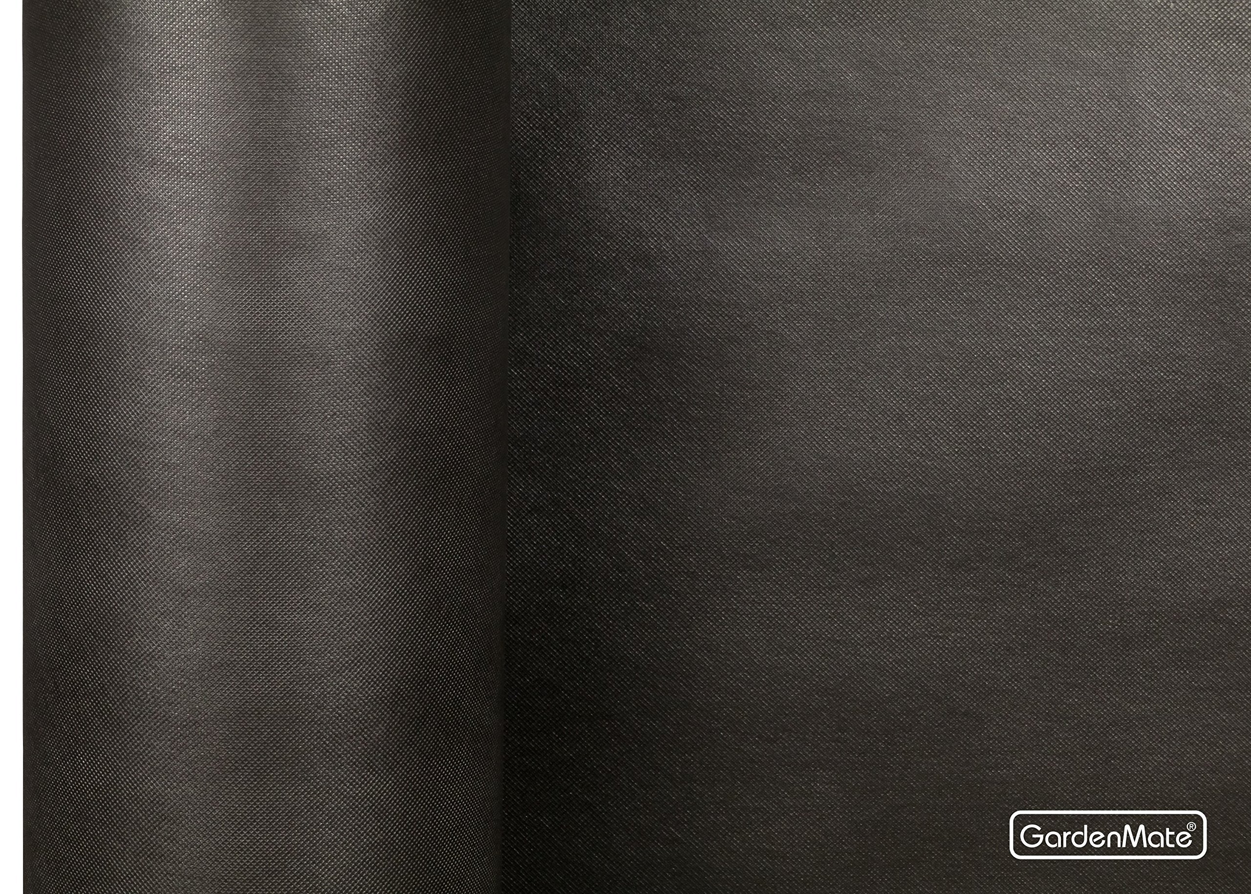 GardenMate Weed Control Fabric – 150gsm UV Stabilised Black 2m x 15m