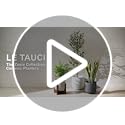 LE TAUCI 25cm Ceramic Plant Pot | Minimalist Cylinder Flower Pot